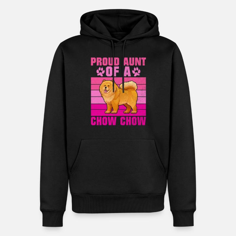 Cadeaux Chow Chow - Sweat à capuche Premium bio Homme - noir