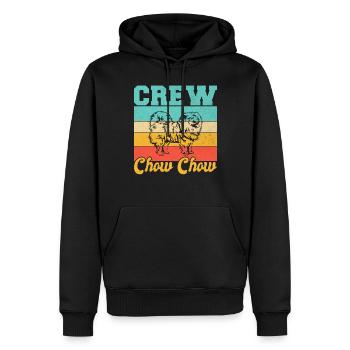 Chow Chow Gifts - Männer Premium Bio Hoodie - Schwarz - Vorne - Nico (187cm)