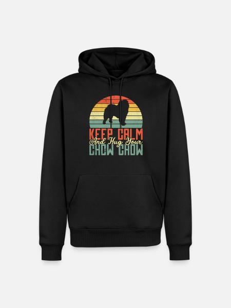 Chow Chow Gifts - Men’s Premium Organic Hoodie - black