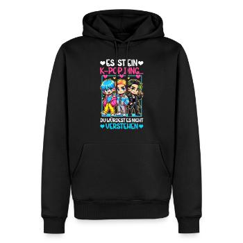 K-Pop Koreanischer Musik Kpop Fans Kdrama - Männer Premium Bio Hoodie - Schwarz - Vorne - Nico (187cm)