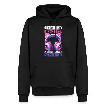 K-Pop Koreanischer Musik Kpop Fans Kdrama - Männer Premium Bio Hoodie - Schwarz - Vorne - Nico (187cm)