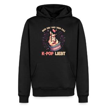 K-Pop Koreanischer Musik Kpop Fans Kdrama - Männer Premium Bio Hoodie - Schwarz - Vorne - Nico (187cm)