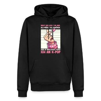 K-Pop Koreanischer Musik Kpop Fans Kdrama - Männer Premium Bio Hoodie - Schwarz - Vorne - Nico (187cm)