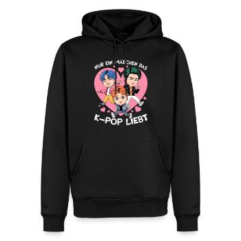K-Pop Koreanischer Musik Kpop Fans Kdrama - Männer Premium Bio Hoodie - Schwarz - Vorne - Nico (187cm)
