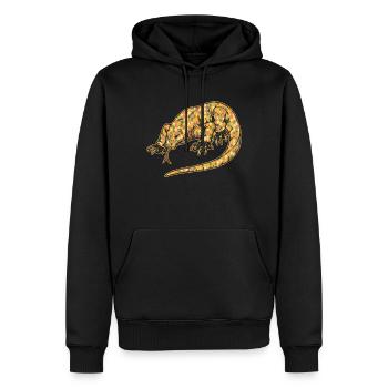 Komodo dragon Komodo dragon Geometric - Men’s Premium Organic Hoodie - black - Front - Nico (187cm)
