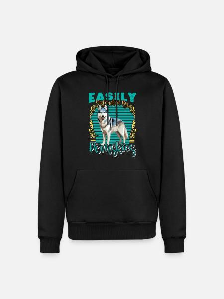 Dog saying dog dog - Men’s Premium Organic Hoodie - black