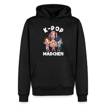 K-Pop Musique coréenne Kpop Fans Kdrama - Sweat à capuche Premium bio Homme - noir - Devant - Nico (187cm)