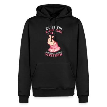 K-Pop Koreanischer Musik Kpop Fans Kdrama - Männer Premium Bio Hoodie - Schwarz - Vorne - Nico (187cm)