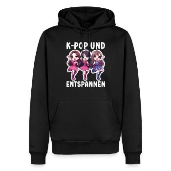 K-Pop Koreanischer Musik Kpop Fans Kdrama - Männer Premium Bio Hoodie - Schwarz - Vorne - Nico (187cm)