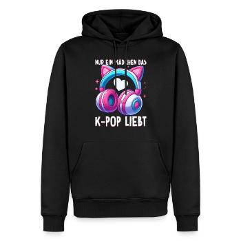 K-Pop Koreanischer Musik Kpop Fans Kdrama - Männer Premium Bio Hoodie - Schwarz - Vorne - Nico (187cm)