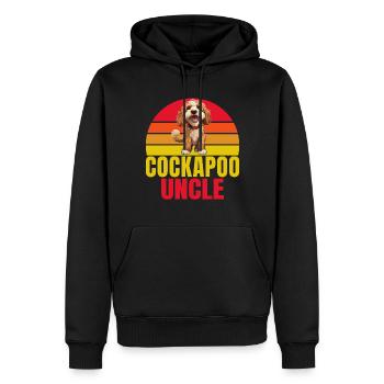Cockapoo Gifts - Männer Premium Bio Hoodie - Schwarz - Vorne - Nico (187cm)