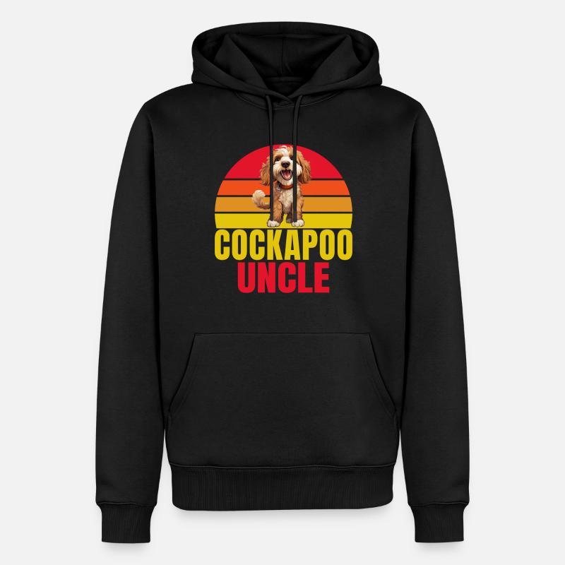 Cockapoo Gifts - Männer Premium Bio Hoodie - Schwarz
