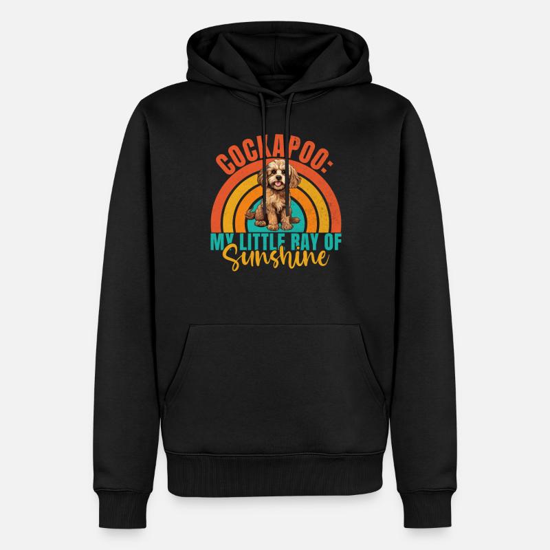 Cockapoo Gifts - Männer Premium Bio Hoodie - Schwarz