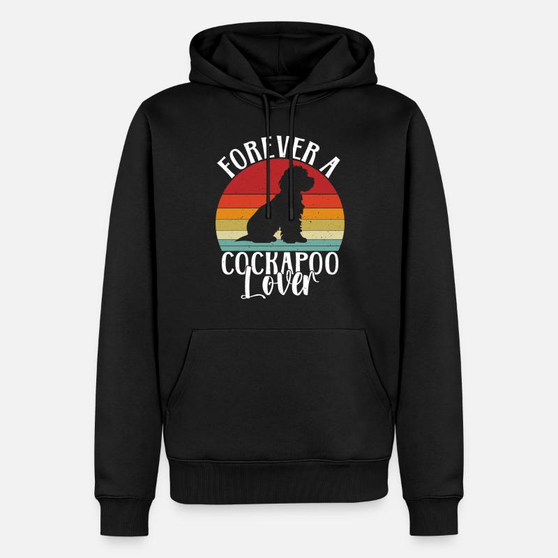 Cockapoo Gifts - Männer Premium Bio Hoodie - Schwarz