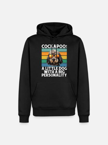Cockapoo Gifts - Männer Premium Bio Hoodie - Schwarz
