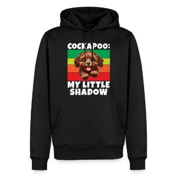 Cockapoo Gifts - Men’s Premium Organic Hoodie - black - Front - Nico (187cm)
