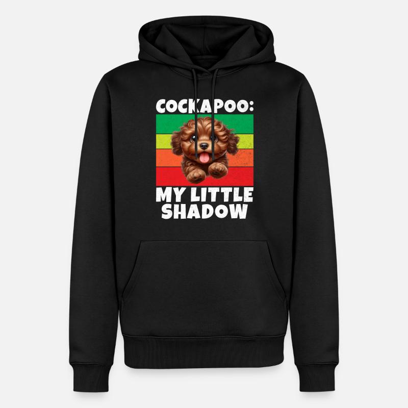 Cadeaux Cockapoo - Sweat à capuche Premium bio Homme - noir