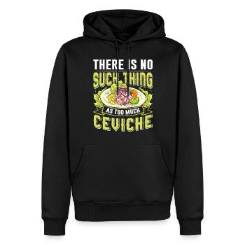Seafood Peruvian Ceviche - Männer Premium Bio Hoodie - Schwarz - Vorne - Nico (187cm)