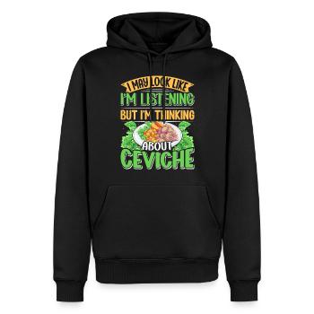 Seafood Peruvian Ceviche - Männer Premium Bio Hoodie - Schwarz - Vorne - Nico (187cm)