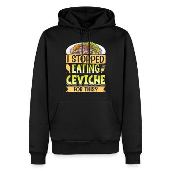 Seafood Peruvian Ceviche - Männer Premium Bio Hoodie - Schwarz - Vorne - Nico (187cm)