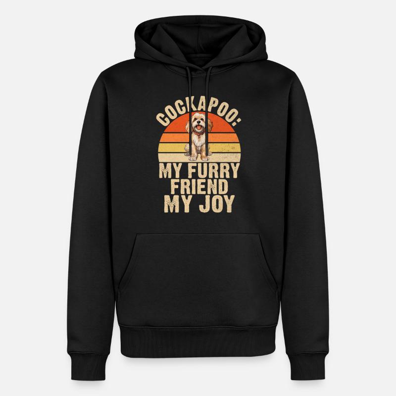 Cockapoo Gifts - Männer Premium Bio Hoodie - Schwarz