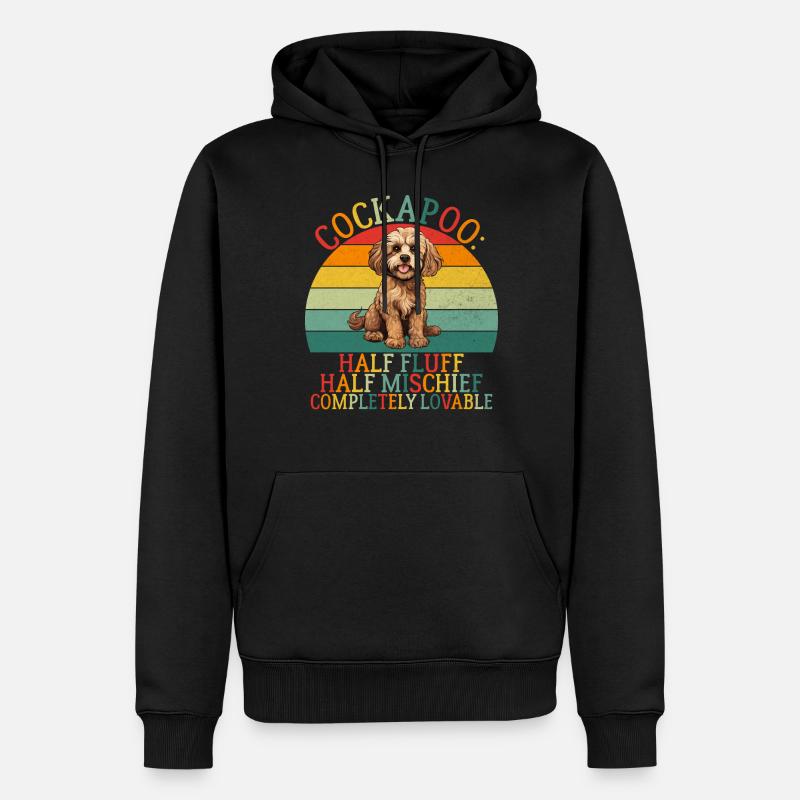 Cockapoo Gifts - Men’s Premium Organic Hoodie - black