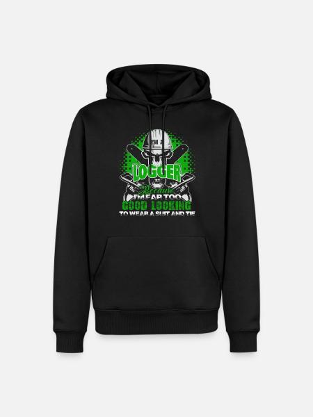 Logger Proud Logger - Men’s Premium Organic Hoodie - black