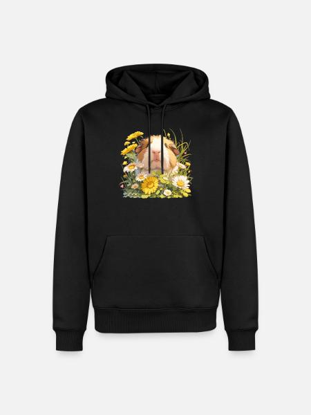 guinea pigs - Men’s Premium Organic Hoodie - black