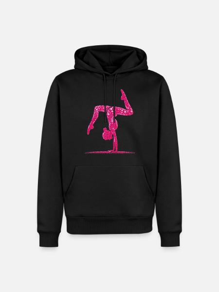 Gymnastique Gymnaste Gymnaste acrobatique - Sweat à capuche Premium bio Homme - noir