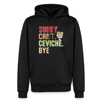Seafood Peruvian Ceviche - Männer Premium Bio Hoodie - Schwarz - Vorne - Nico (187cm)