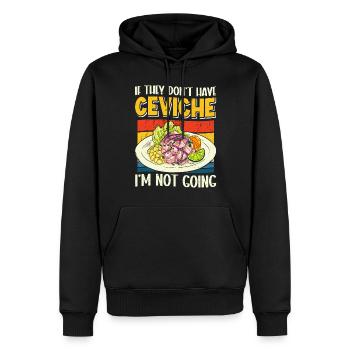 Seafood Peruvian Ceviche - Männer Premium Bio Hoodie - Schwarz - Vorne - Nico (187cm)