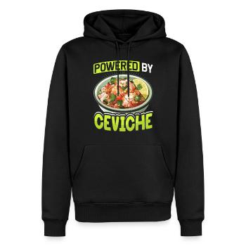 Seafood Peruvian Ceviche - Männer Premium Bio Hoodie - Schwarz - Vorne - Nico (187cm)