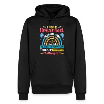 Intervention Teacher, Intervention specialist - Männer Premium Bio Hoodie - Schwarz - Vorne - Nico (187cm)