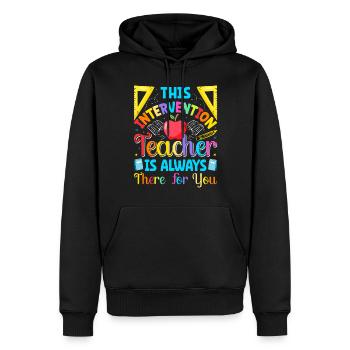 Intervention Teacher, Intervention specialist - Männer Premium Bio Hoodie - Schwarz - Vorne - Nico (187cm)