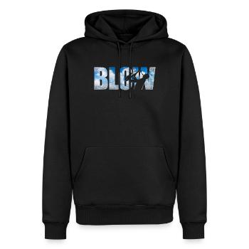 Saxophone Blow - Männer Premium Bio Hoodie - Schwarz - Vorne - Nico (187cm)