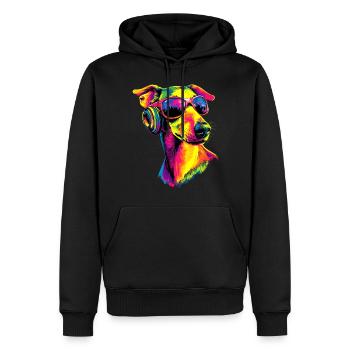Windhund Hundeliebhaber Jagdhund Liebe Greyhound - Männer Premium Bio Hoodie - Schwarz - Vorne - Nico (187cm)