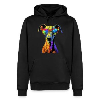 Windhund Hundeliebhaber Jagdhund Liebe Greyhound - Männer Premium Bio Hoodie - Schwarz - Vorne - Nico (187cm)