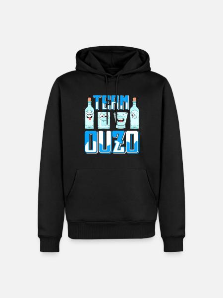 Grèce Ouzo - Sweat à capuche Premium bio Homme - noir