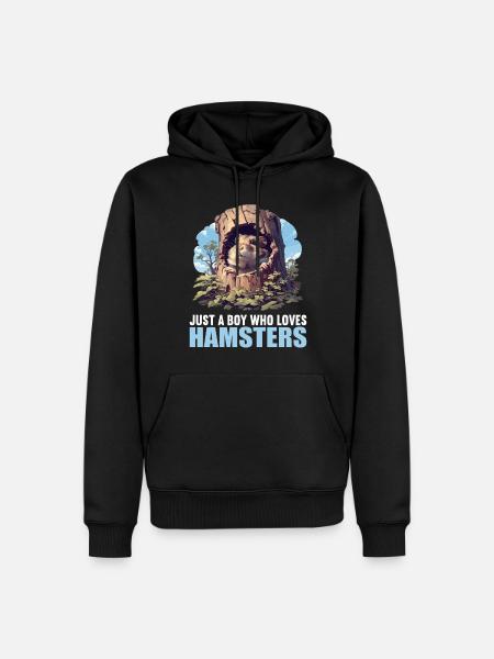 Hamster - Men’s Premium Organic Hoodie - black
