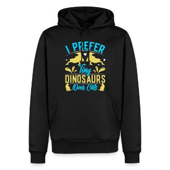 Triton - Sweat à capuche Premium bio Homme - noir - Devant - Nico (187cm)