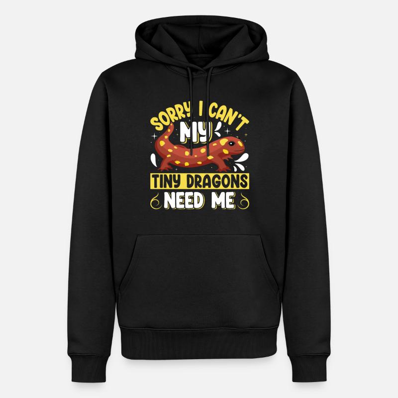 Newt - Men’s Premium Organic Hoodie - black