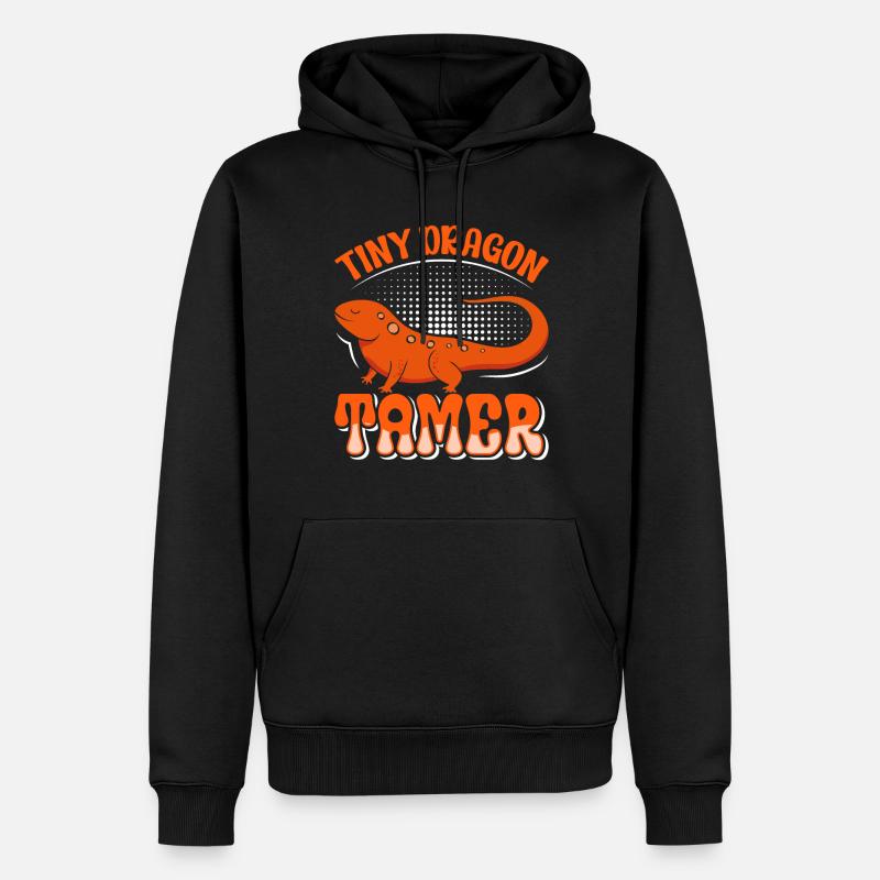 Triton - Sweat à capuche Premium bio Homme - noir