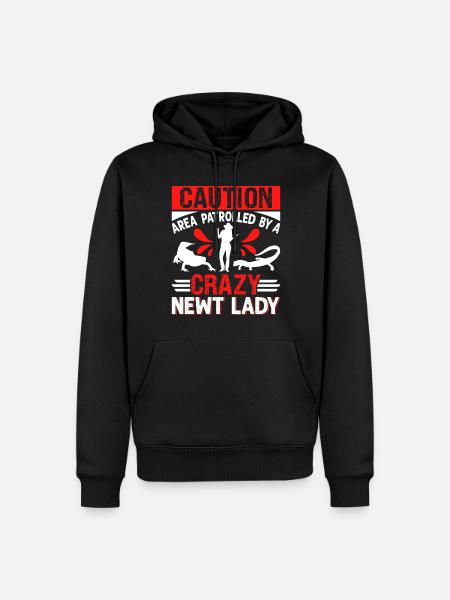 Molch - Männer Premium Bio Hoodie - Schwarz