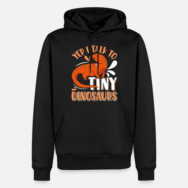 Molch - Männer Premium Bio Hoodie - Schwarz