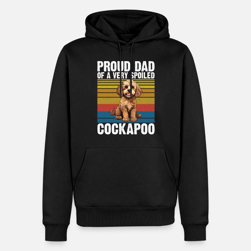 Cockapoo Gifts - Männer Premium Bio Hoodie - Schwarz