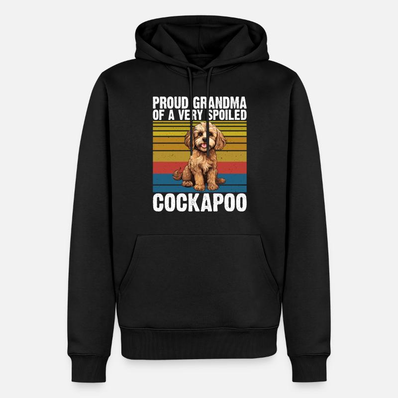 Cockapoo Gifts - Männer Premium Bio Hoodie - Schwarz