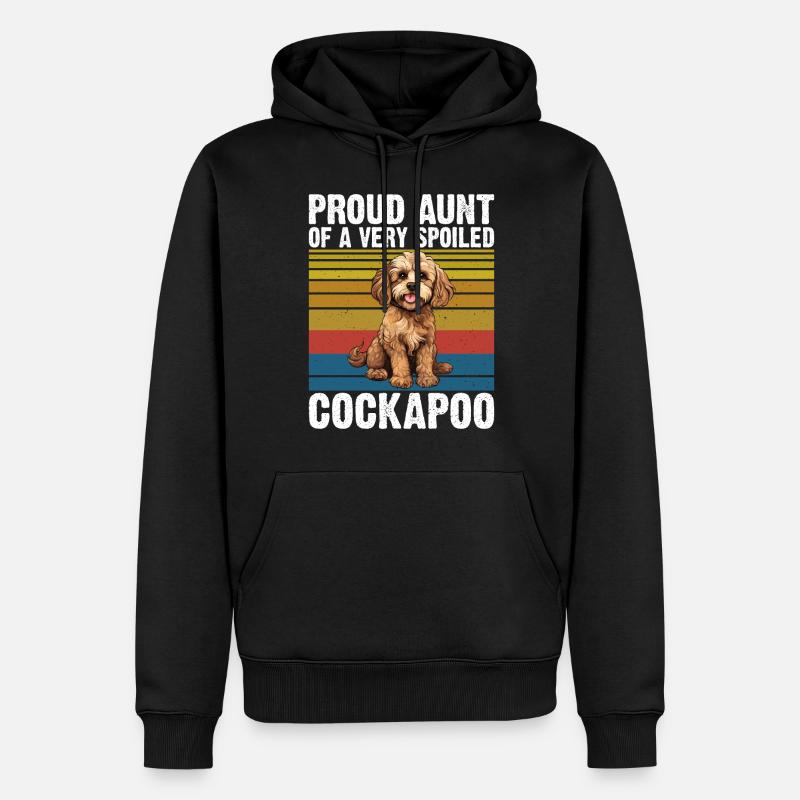 Cockapoo Gifts - Männer Premium Bio Hoodie - Schwarz