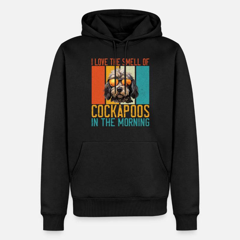 Cockapoo Gifts - Männer Premium Bio Hoodie - Schwarz
