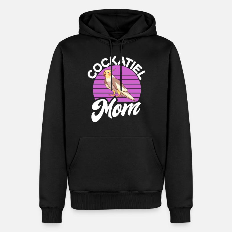 Cadeaux de calopsitte - Sweat à capuche Premium bio Homme - noir