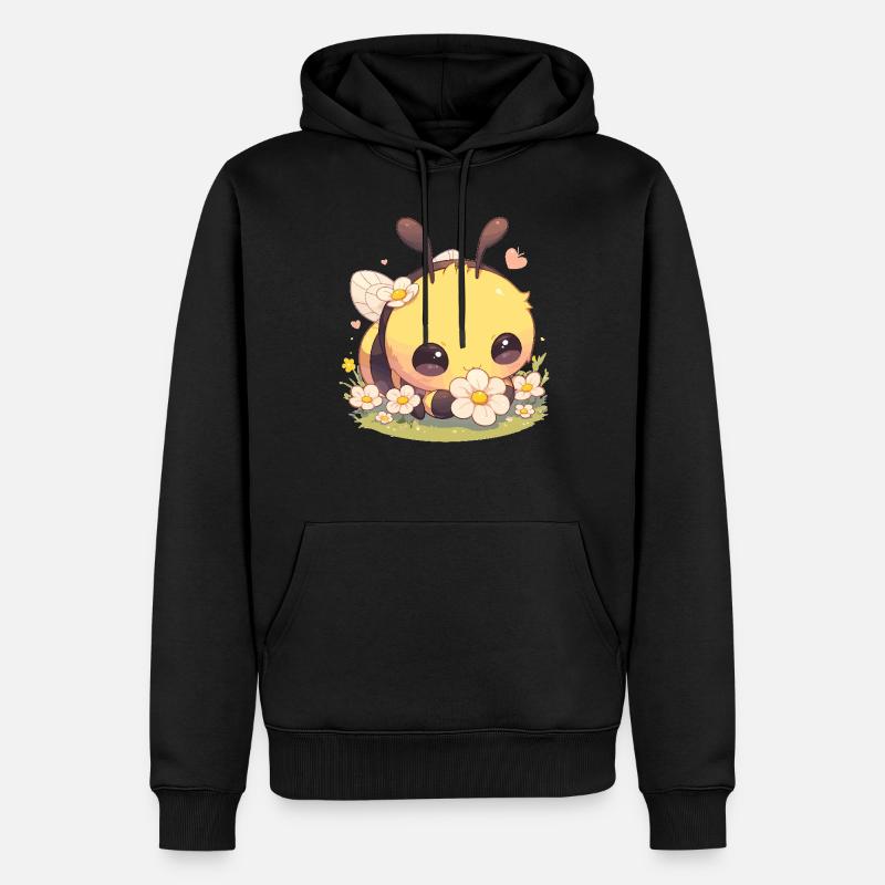 Abeilles Abeille - Sweat à capuche Premium bio Homme - noir